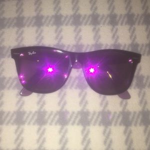 Ray Bans Pink Mirrored Sunglasses